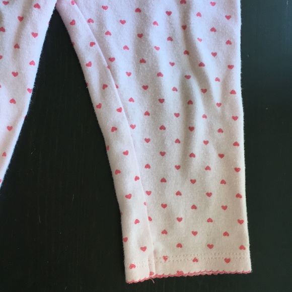 3/$20 Carter’s Pink Heart Leggings - Picture 4 of 6